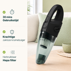 Aspirateur à main sans fil Vivid Green avec 5 embouts - Noir