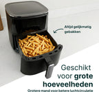 Friteuse à air chaud Vivid Green avec écran 5L