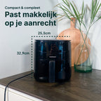 Friteuse à air chaud Vivid Green avec écran 3L