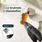 Aspirateur à main sans fil Vivid Green avec 5 embouts - Noir