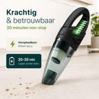 Aspirateur à main sans fil Vivid Green avec 5 embouts - Noir