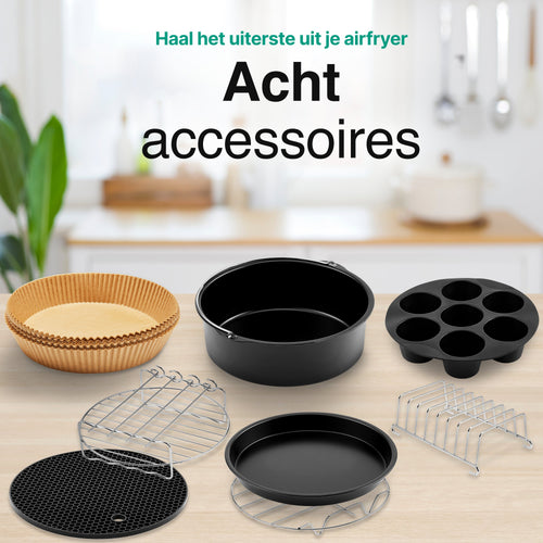 Set de 8 accessoires pour friteuse à air chaud Vivid Green
