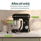 Robot pâtissier Vivid Green 1500W Bol mélangeur 5L