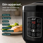 Cuiseur à riz Vivid Green avec cuit-vapeur