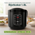 Cuiseur à riz Vivid Green avec cuit-vapeur