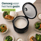 Cuiseur à riz Vivid Green avec cuit-vapeur
